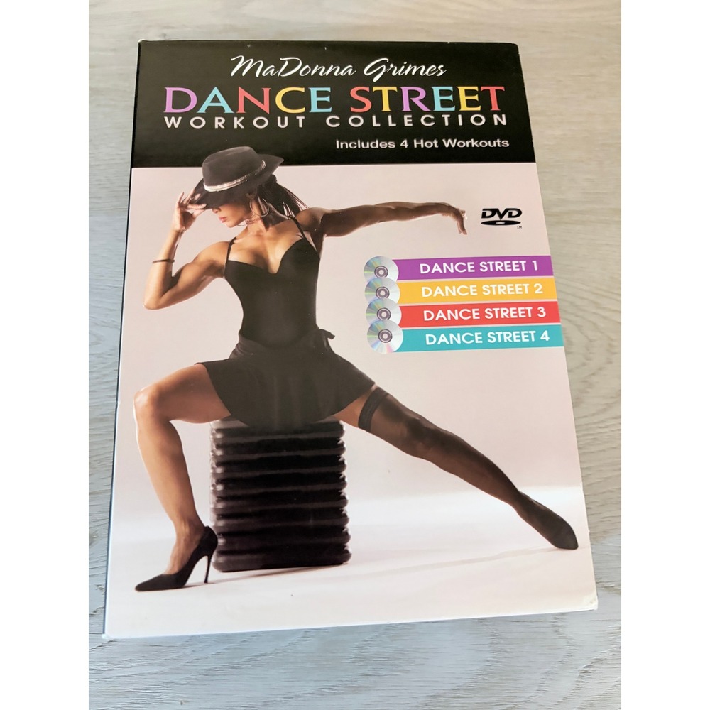 MaDonna Grimes Dance Street Workout Collection DVD Box Set 4-Disc Hip Hop Latin
